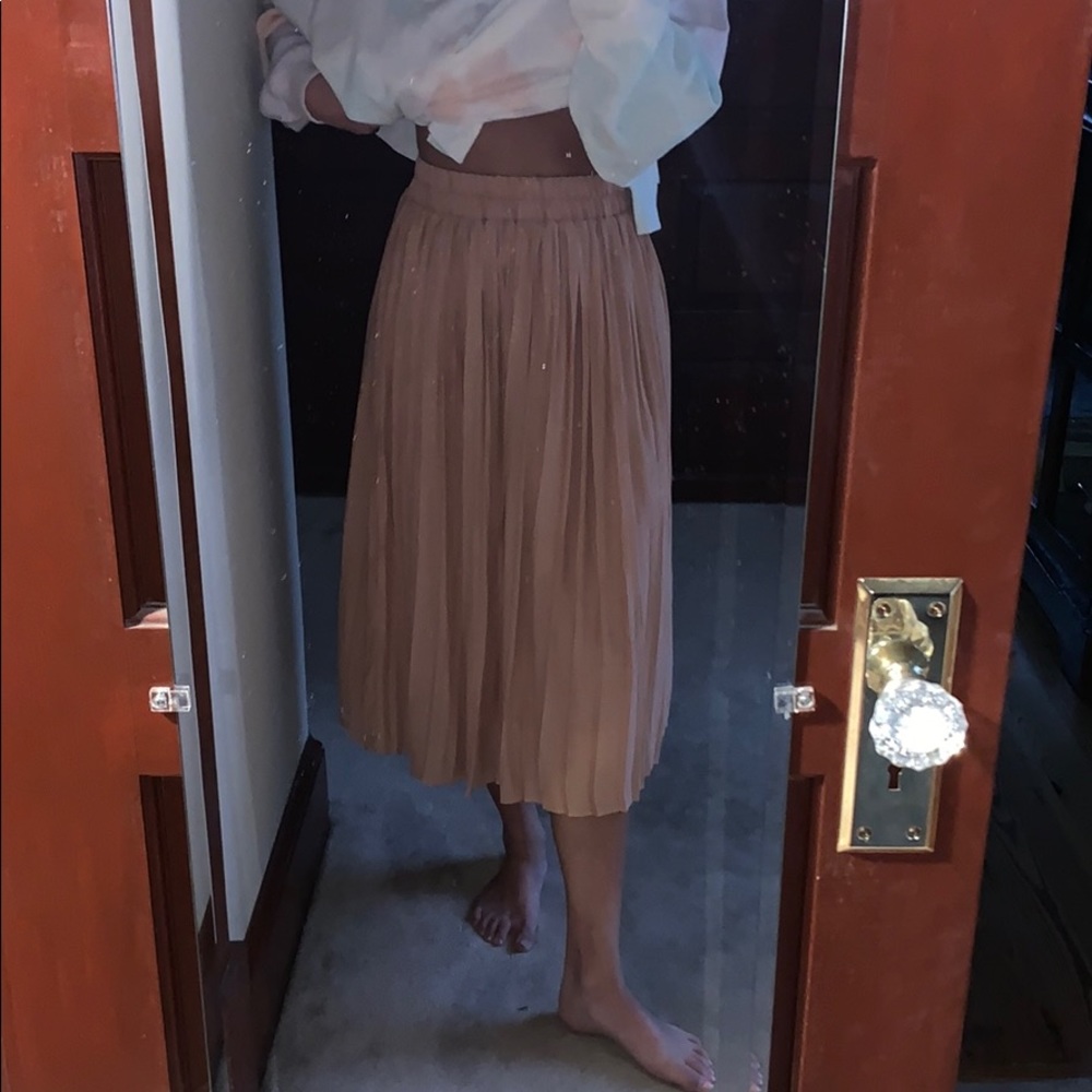 PEACH midi skirt